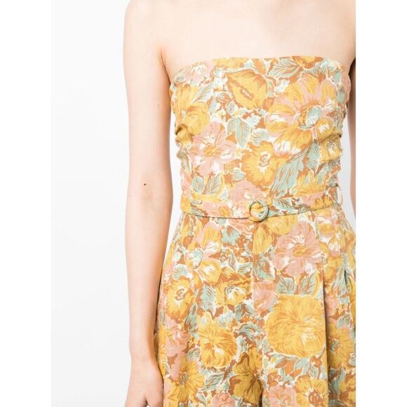 Faithfull Alegrias Linen Wide Leg Jumpsuit Sz XS - Picture 12 of 12